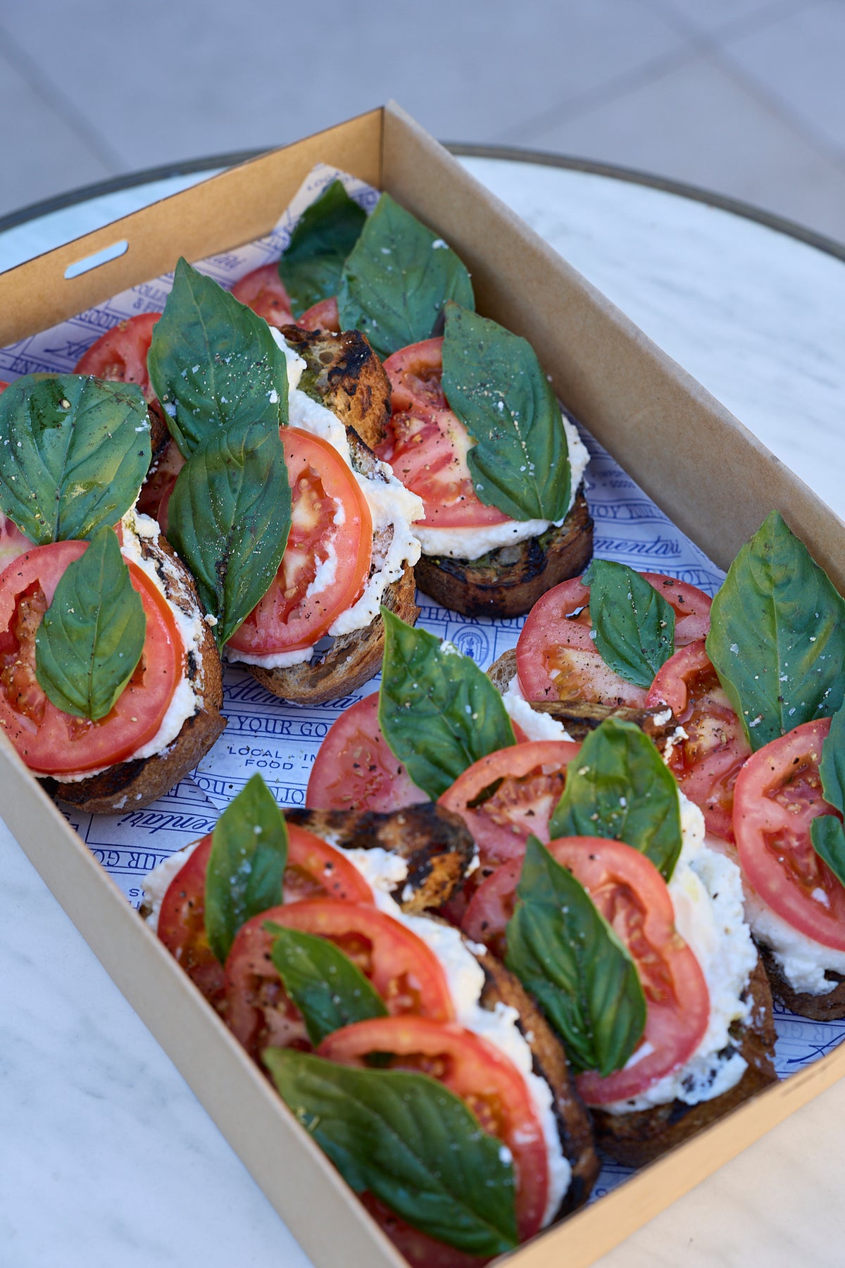 Tomato & Ricotta Bruschetta