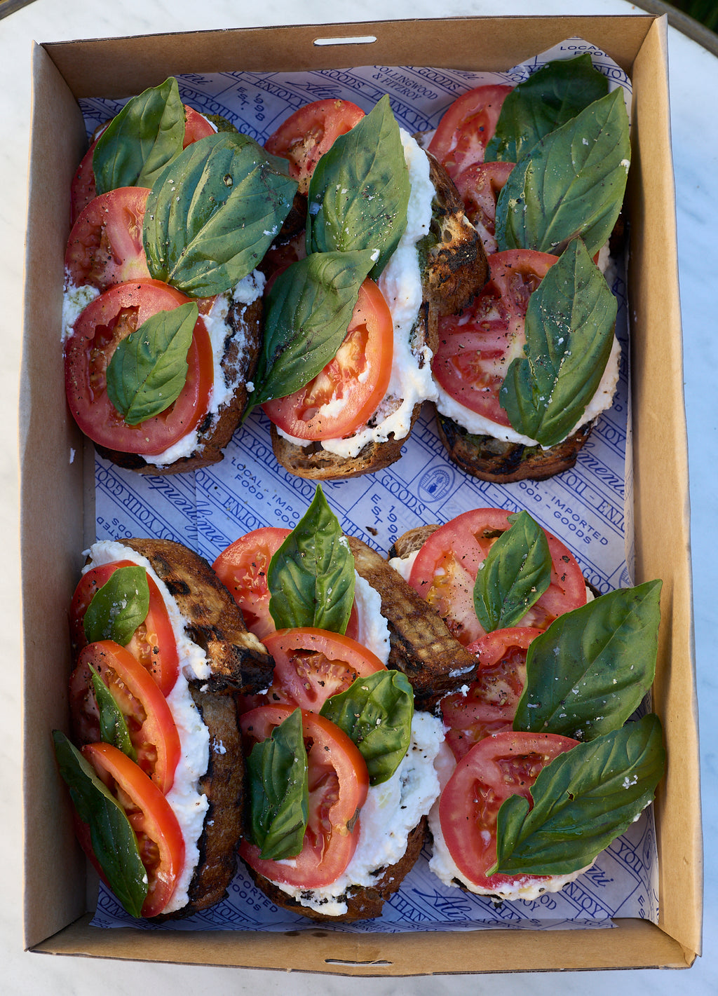 Tomato & Ricotta Bruschetta