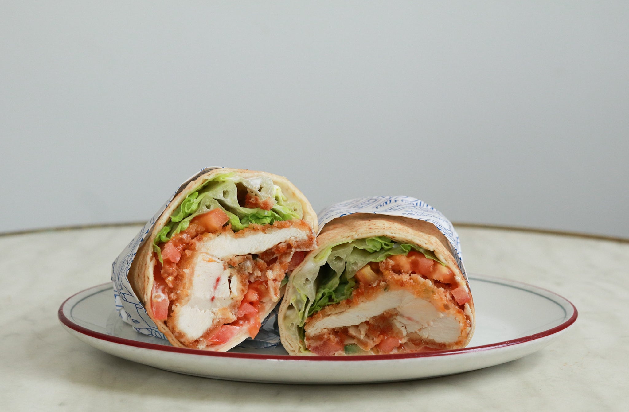 Chicken Schnitzel Wrap