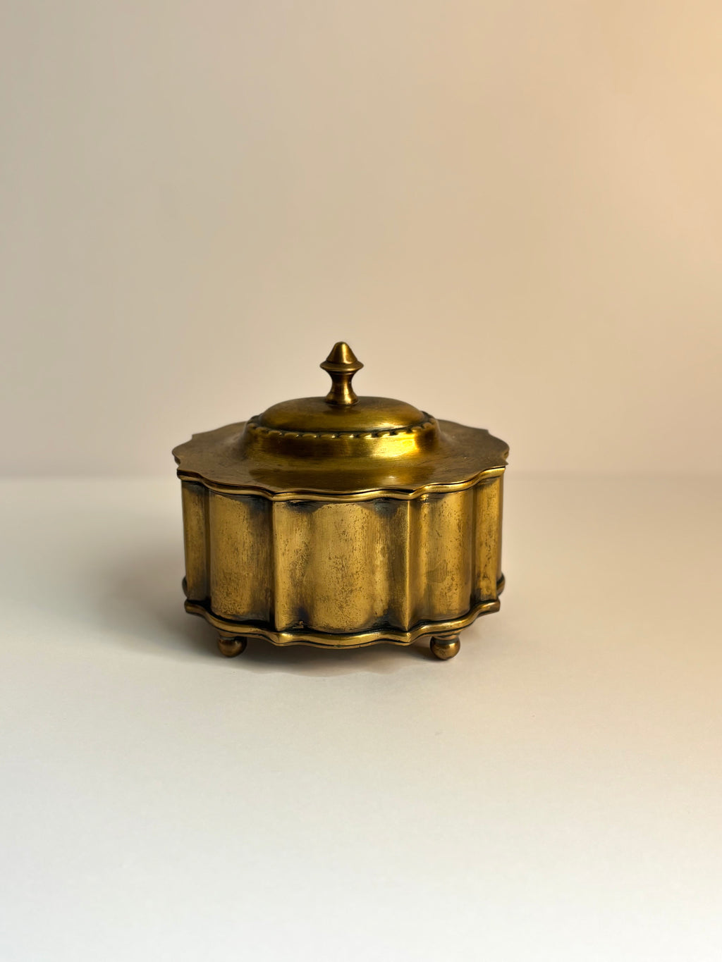 Fluted Trinket Box