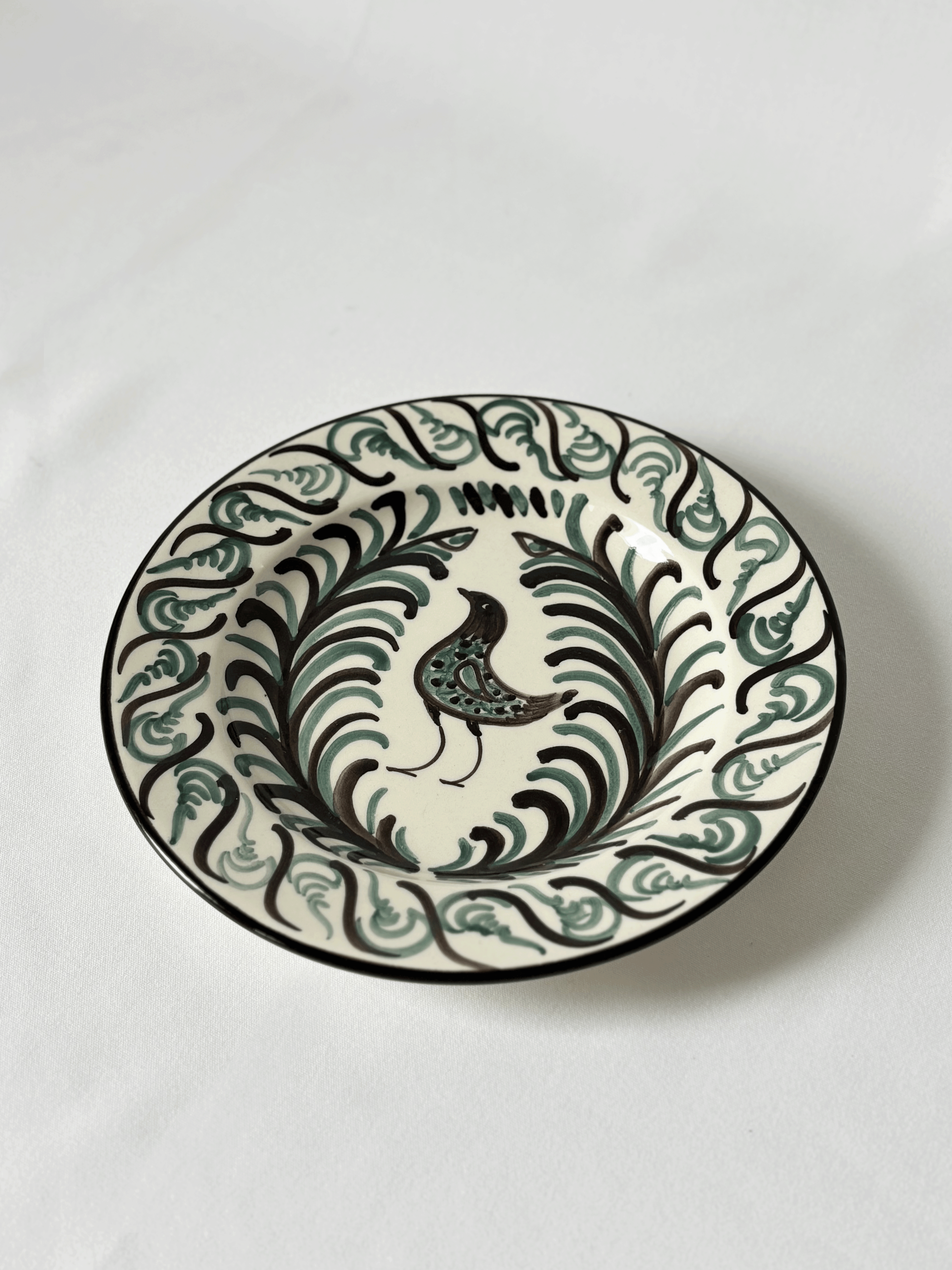 Dessert Dish - granada with bird