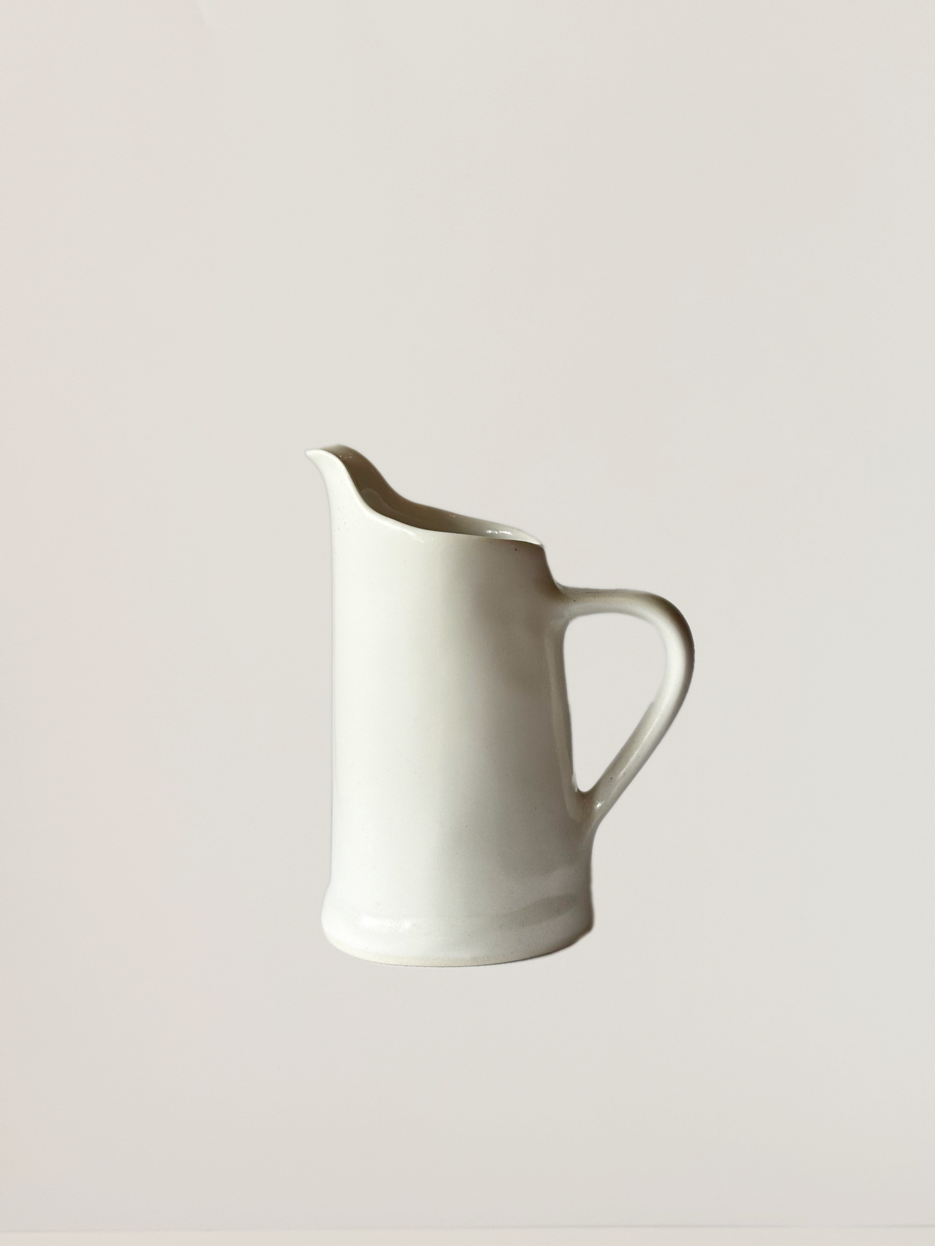 Satin White Jug